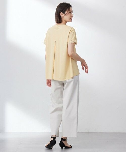 L size ONWARD(大きいサイズ) / エルサイズオンワード その他パンツ | 【セットアップ対応・洗える・撥水】コットンFITTY ストレート パンツ | 詳細4