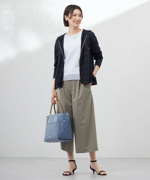 L size ONWARD(大きいサイズ) / エルサイズオンワード その他パンツ | 【洗える】GORIAN TWILL クロップド パンツ | 詳細10