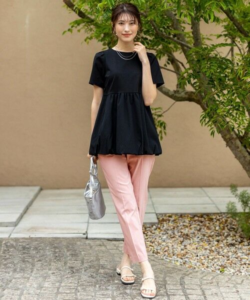 L size ONWARD(大きいサイズ) / エルサイズオンワード その他パンツ | 【ストレッチ・接触冷感・撥水・UVカット・洗える】エアリーストレッチ テーパードパンツ | 詳細7