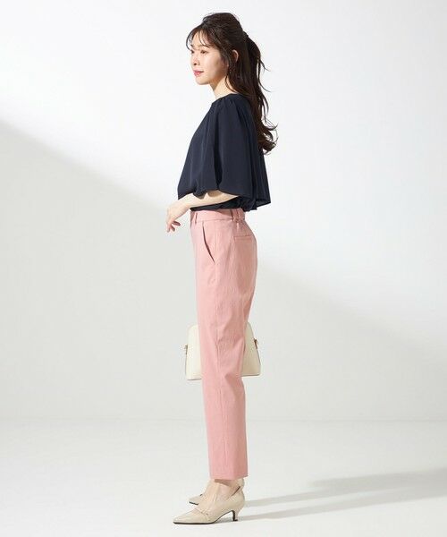 L size ONWARD(大きいサイズ) / エルサイズオンワード その他パンツ | 【ストレッチ・接触冷感・撥水・UVカット・洗える】エアリーストレッチ テーパードパンツ | 詳細9