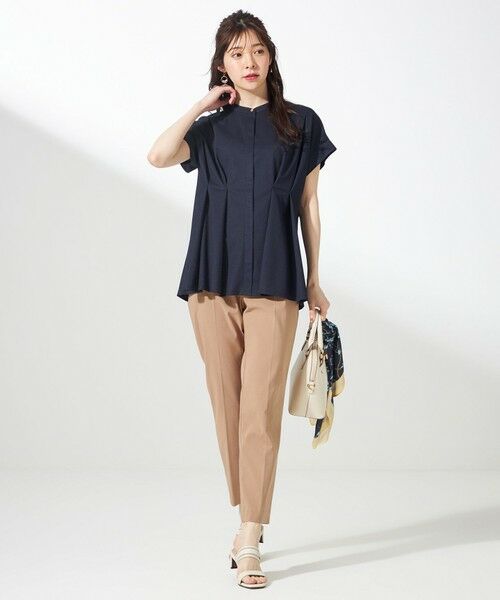 L size ONWARD(大きいサイズ) / エルサイズオンワード その他パンツ | 【ストレッチ・接触冷感・撥水・UVカット・洗える】エアリーストレッチ テーパードパンツ | 詳細20