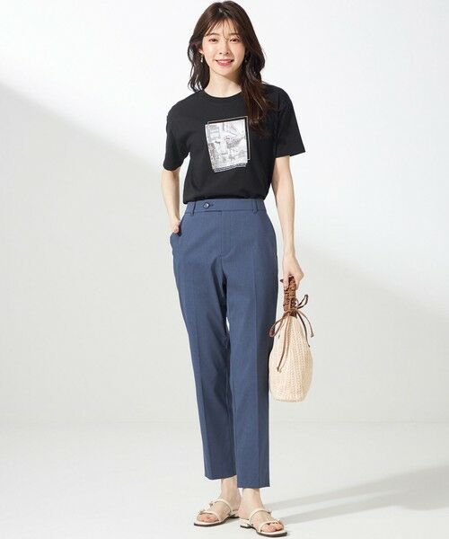 L size ONWARD(大きいサイズ) / エルサイズオンワード その他パンツ | 【ストレッチ・接触冷感・撥水・UVカット・洗える】エアリーストレッチ テーパードパンツ | 詳細27