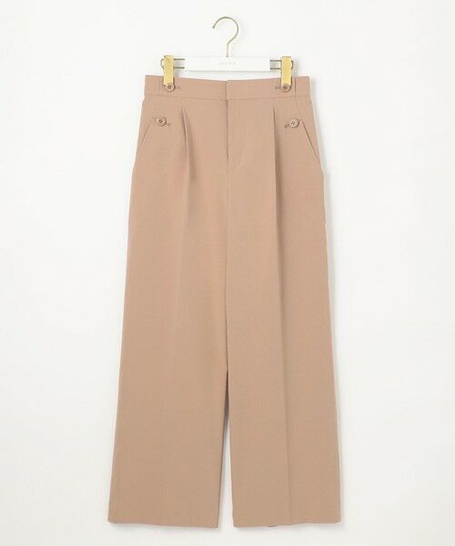 HUMOFF パッチワイドパンツ XTFTP08J2 ミディアムフェザー クーリング ワイドパンツ