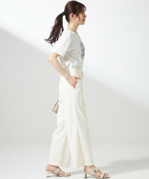 L size ONWARD(大きいサイズ) / エルサイズオンワード その他パンツ | 【ストレッチ・接触冷感・撥水・UVカット・洗える】エアリーストレッチ ワイドパンツ | 詳細28