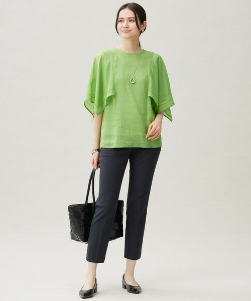 L size ONWARD(大きいサイズ) / エルサイズオンワード その他パンツ | 【接触冷感・UVカット・吸水速乾・洗える】シェルタリングテーパード パンツ | 詳細30