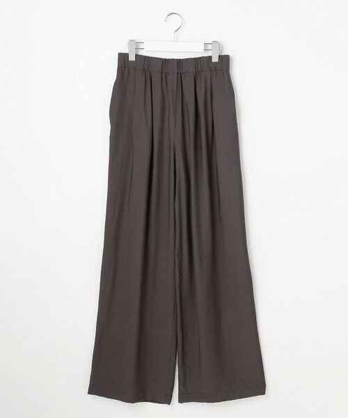 L size ONWARD(大きいサイズ) / エルサイズオンワード その他パンツ | 【SHIHOさん着用・ご好評アイテム・新色追加・セットアップ対応】エアリーツイルワイド パンツ | 詳細25