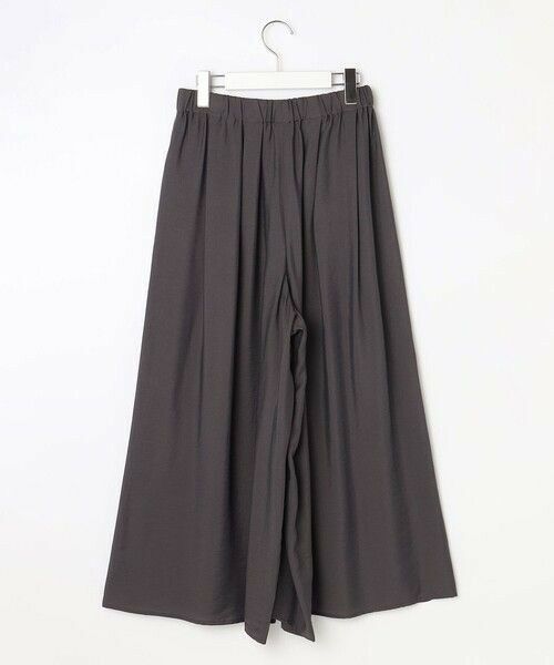 L size ONWARD(大きいサイズ) / エルサイズオンワード ショート・ハーフ・半端丈パンツ | 【カタログ掲載・ご好評アイテム・累計2500本・新色追加・ウエストゴム・セットアップ対応】エアリーツイルキュロット パンツ | 詳細18