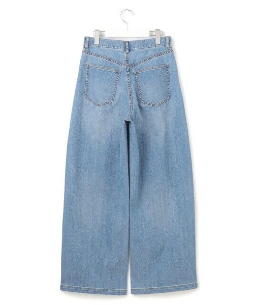 L size ONWARD(大きいサイズ) / エルサイズオンワード デニムパンツ | 【Oggi6月号掲載/接触冷感】23区DENIM サマー タック ワイド パンツ | 詳細14