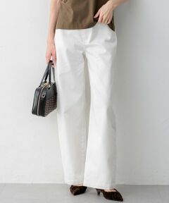 L size ONWARD(大きいサイズ) / エルサイズオンワード デニムパンツ | 【見上愛さん着用/接触冷感】23区DENIM サマー ストレート ワイド パンツ