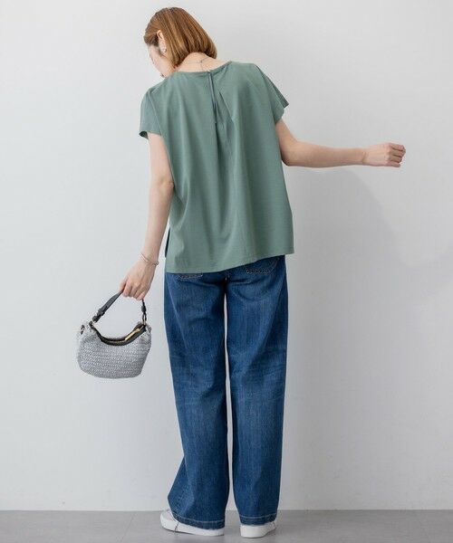 L size ONWARD(大きいサイズ) / エルサイズオンワード デニムパンツ | 【接触冷感】23区DENIM サマー ストレート ワイド パンツ | 詳細26