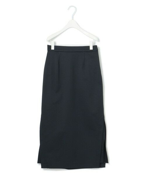 L size ONWARD(大きいサイズ) / エルサイズオンワード ミニ・ひざ丈スカート | 【洗える】シェルタリングドライサテン タイトスカート | 詳細26