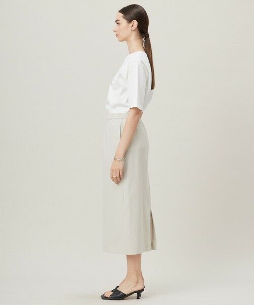 L size ONWARD(大きいサイズ) / エルサイズオンワード ミニ・ひざ丈スカート | 【接触冷感・UVカット・防シワ・洗える】 アトラストリコット スカート | 詳細2