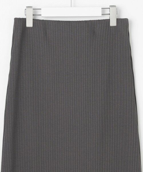 L size ONWARD(大きいサイズ) / エルサイズオンワード ミニ・ひざ丈スカート | 【洗える】リブ ナロー スカート | 詳細11