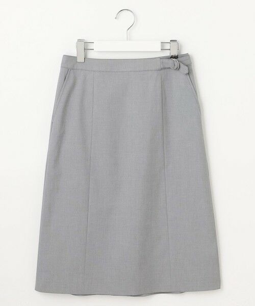 L size ONWARD(大きいサイズ) / エルサイズオンワード ミニ・ひざ丈スカート | 【セットアップ対応・洗える・撥水】コットンFITTY スカート | 詳細8