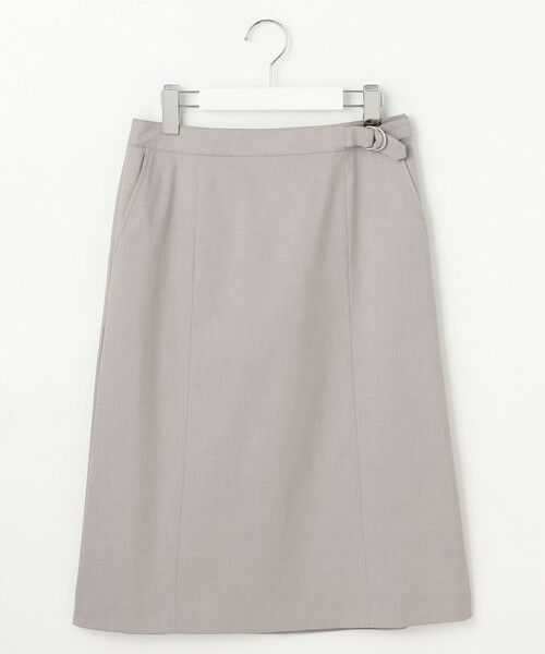 L size ONWARD(大きいサイズ) / エルサイズオンワード ミニ・ひざ丈スカート | 【セットアップ対応・洗える・撥水】コットンFITTY スカート | 詳細19