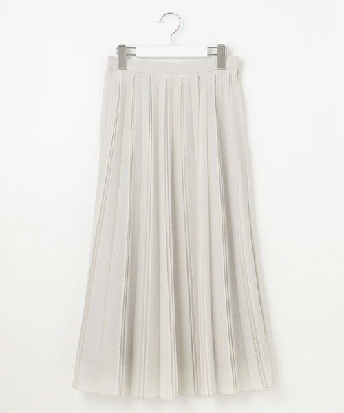 L size ONWARD(大きいサイズ) / エルサイズオンワード ロング・マキシ丈スカート | 【洗える】シアータフタ プリーツ スカート | 詳細6