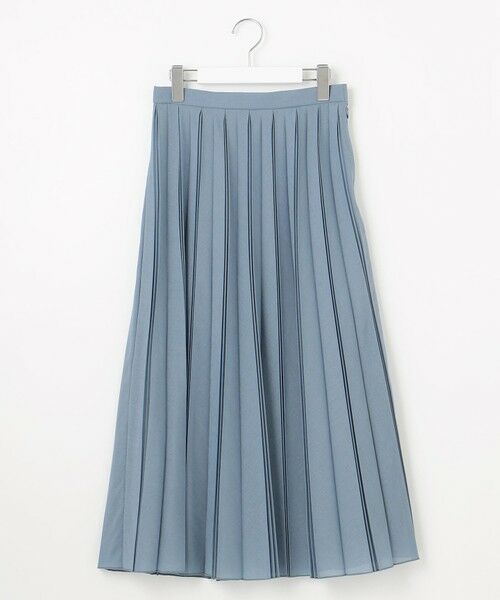 L size ONWARD(大きいサイズ) / エルサイズオンワード ロング・マキシ丈スカート | 【洗える】シアータフタ プリーツ スカート | 詳細9
