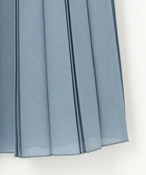 L size ONWARD(大きいサイズ) / エルサイズオンワード ロング・マキシ丈スカート | 【洗える】シアータフタ プリーツ スカート | 詳細13