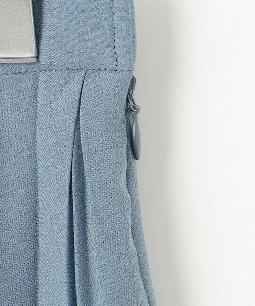 L size ONWARD(大きいサイズ) / エルサイズオンワード ロング・マキシ丈スカート | 【洗える】シアータフタ プリーツ スカート | 詳細14