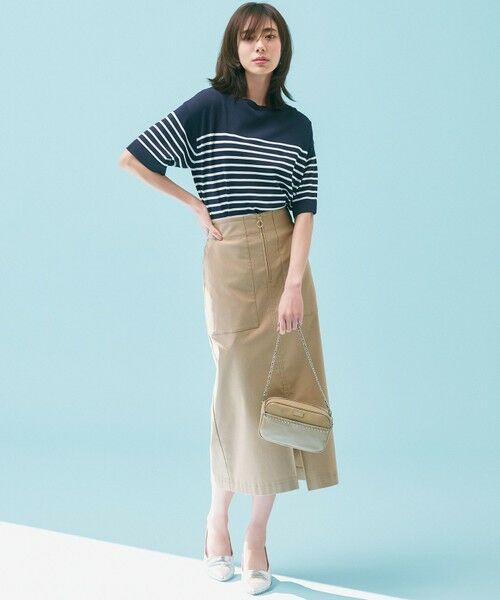 L size ONWARD(大きいサイズ) / エルサイズオンワード ミニ・ひざ丈スカート | 【2WAY】フロントジップタイト スカート | 詳細19