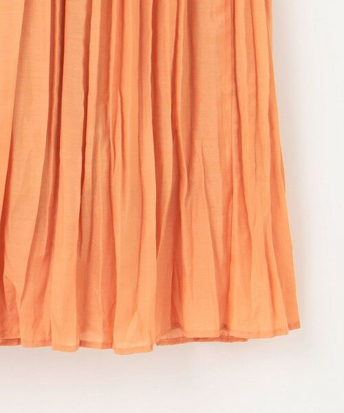 L size ONWARD(大きいサイズ) / エルサイズオンワード ロング・マキシ丈スカート | 【接触冷感・洗える】ハンドワッシャープリーツ スカート | 詳細12