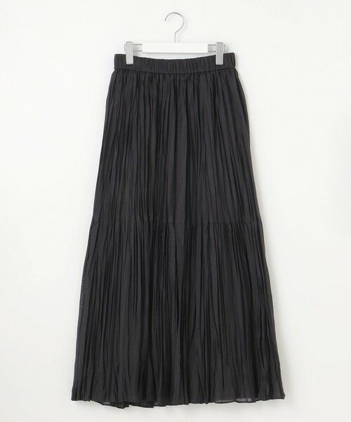 L size ONWARD(大きいサイズ) / エルサイズオンワード ロング・マキシ丈スカート | 【接触冷感・洗える】ハンドワッシャープリーツ スカート | 詳細22