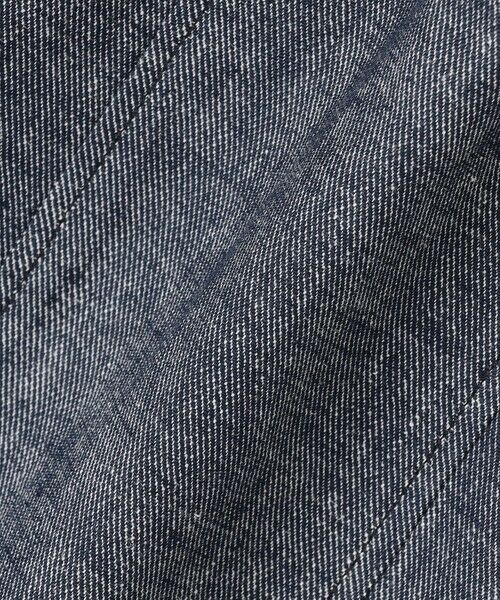 L size ONWARD(大きいサイズ) / エルサイズオンワード ミニ・ひざ丈スカート | 【洗える】コットンリネンシャンブレー スカート | 詳細23