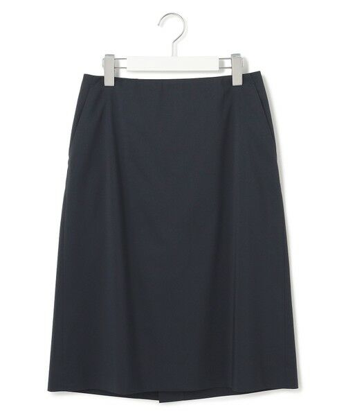 L size ONWARD(大きいサイズ) / エルサイズオンワード ミニ・ひざ丈スカート | 【セットアップ対応】ストレッチシャンブレー タイト スカート | 詳細7