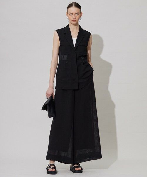 L size ONWARD(大きいサイズ) / エルサイズオンワード ベスト | 【一部カラーのみ接触冷感・洗える】UnleashLite ジレ | 詳細2