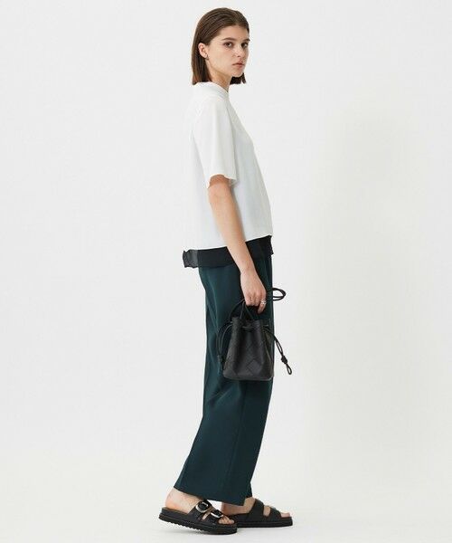 L size ONWARD(大きいサイズ) / エルサイズオンワード シャツ・ブラウス | 【UVケア・洗える】BackSatinAmunzen シフォンコンビブラウス | 詳細2