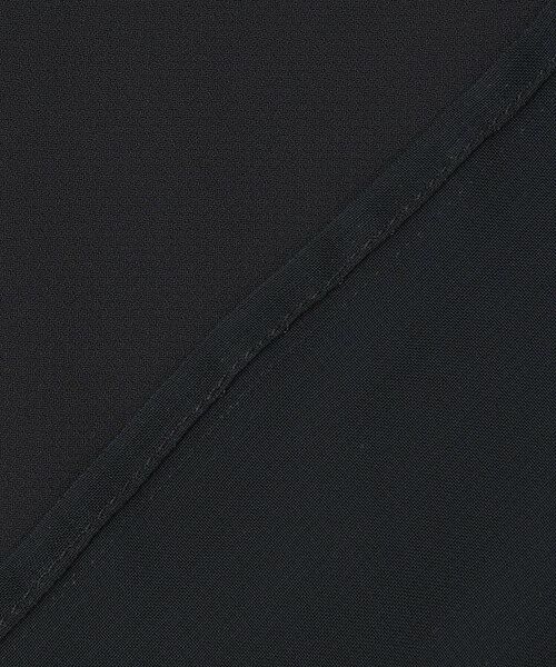 L size ONWARD(大きいサイズ) / エルサイズオンワード シャツ・ブラウス | 【UVケア・洗える】BackSatinAmunzen シフォンコンビブラウス | 詳細12