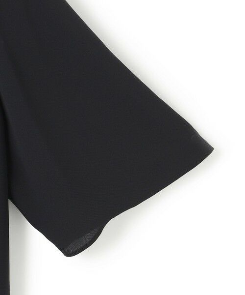 L size ONWARD(大きいサイズ) / エルサイズオンワード シャツ・ブラウス | 【UVケア・洗える】BackSatinAmunzen シフォンコンビブラウス | 詳細9