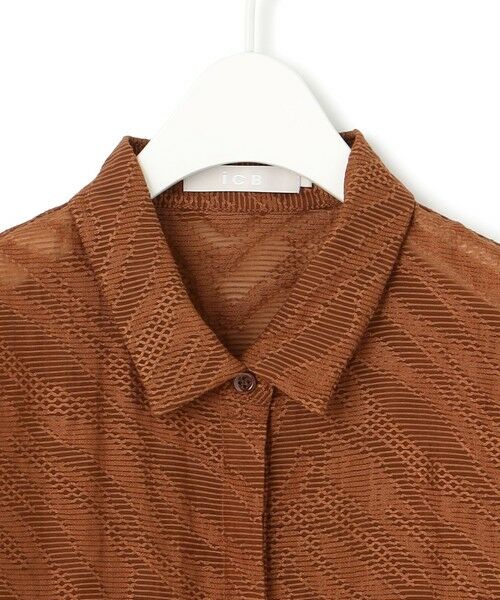 セール】 【洗える】ゼブラシアーJQ クロップドシャツ （シャツ