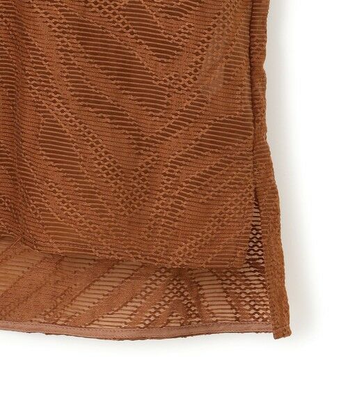 L size ONWARD(大きいサイズ) / エルサイズオンワード シャツ・ブラウス | 【洗える】ゼブラシアーJQ クロップドシャツ | 詳細11