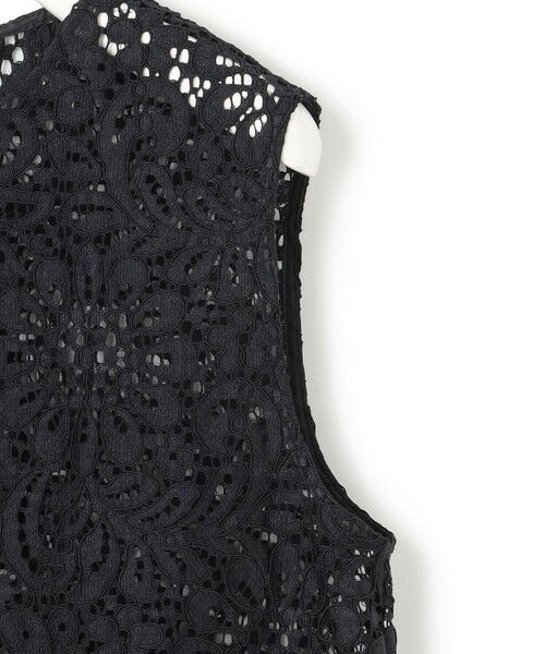 L size ONWARD(大きいサイズ) / エルサイズオンワード シャツ・ブラウス | 【洗える】 ナイロンコードレース ブラウス | 詳細7