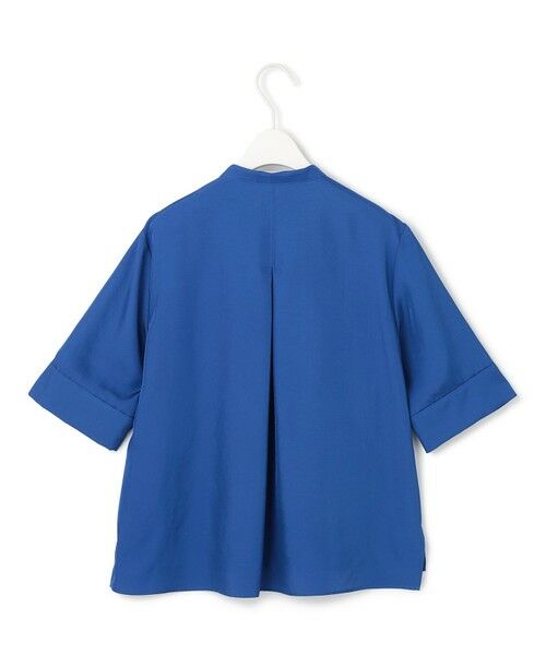 L size ONWARD(大きいサイズ) / エルサイズオンワード シャツ・ブラウス | 【WEB限定・接触冷感・速乾・洗える】シルキーツイル 半袖クロップドシャツ | 詳細28