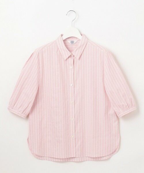 L size ONWARD(大きいサイズ) / エルサイズオンワード シャツ・ブラウス | 【洗える】BEZ 空羽ストライプ シャツ ブラウス | 詳細2