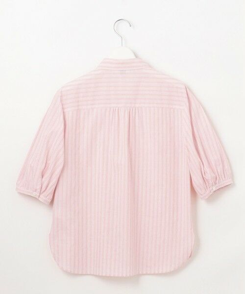 L size ONWARD(大きいサイズ) / エルサイズオンワード シャツ・ブラウス | 【洗える】BEZ 空羽ストライプ シャツ ブラウス | 詳細3