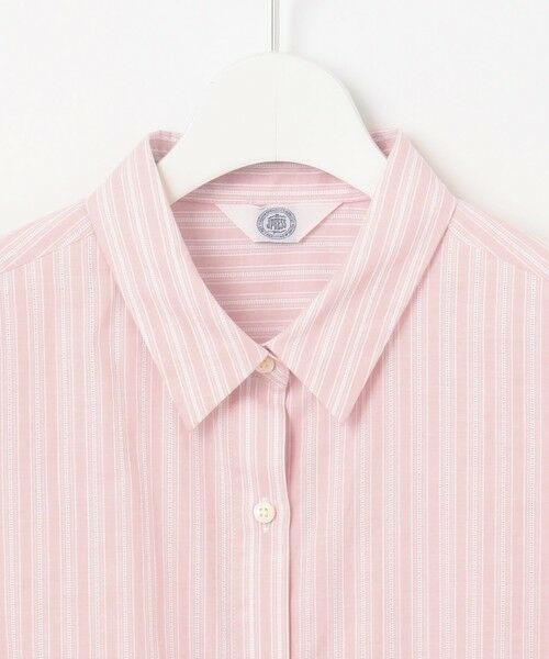 L size ONWARD(大きいサイズ) / エルサイズオンワード シャツ・ブラウス | 【洗える】BEZ 空羽ストライプ シャツ ブラウス | 詳細4