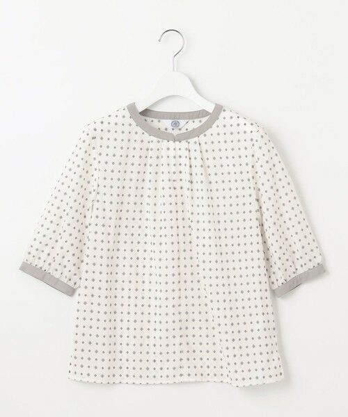 L size ONWARD(大きいサイズ) / エルサイズオンワード シャツ・ブラウス | 【洗える】ジオメトリックプリント ブラウス | 詳細6