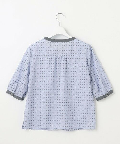 L size ONWARD(大きいサイズ) / エルサイズオンワード シャツ・ブラウス | 【洗える】ジオメトリックプリント ブラウス | 詳細10