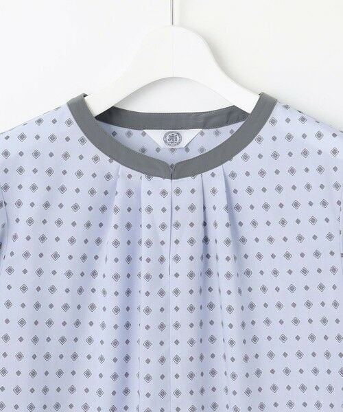 L size ONWARD(大きいサイズ) / エルサイズオンワード シャツ・ブラウス | 【洗える】ジオメトリックプリント ブラウス | 詳細11