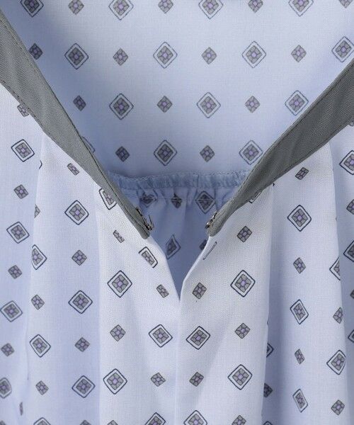 L size ONWARD(大きいサイズ) / エルサイズオンワード シャツ・ブラウス | 【洗える】ジオメトリックプリント ブラウス | 詳細15