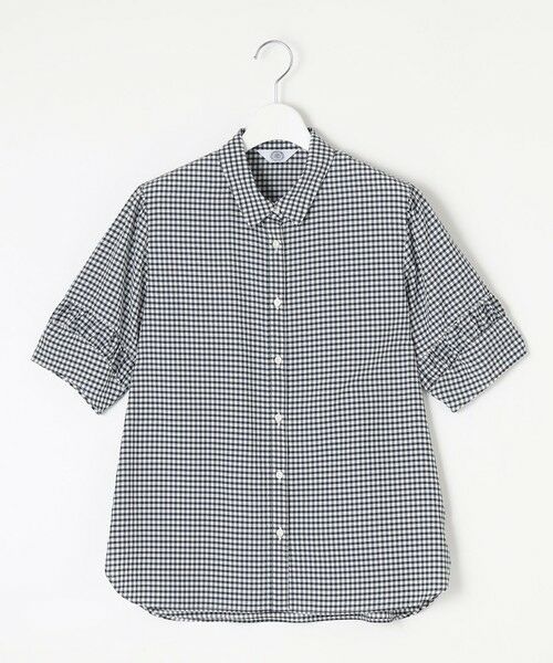 L size ONWARD(大きいサイズ) / エルサイズオンワード シャツ・ブラウス | 【洗える】アセVisギンガム シャツ ブラウス | 詳細6
