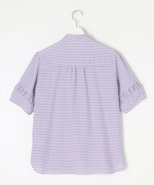 L size ONWARD(大きいサイズ) / エルサイズオンワード シャツ・ブラウス | 【洗える】アセVisギンガム シャツ ブラウス | 詳細10