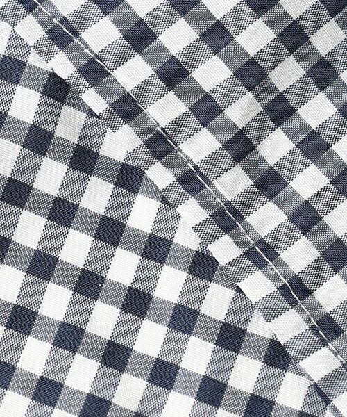 L size ONWARD(大きいサイズ) / エルサイズオンワード シャツ・ブラウス | 【洗える】アセVisギンガム バンドカラー ブラウス | 詳細11