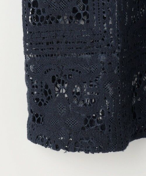 L size ONWARD(大きいサイズ) / エルサイズオンワード シャツ・ブラウス | 【洗える】モザイクレース ハーフスリーブ ブラウス | 詳細12