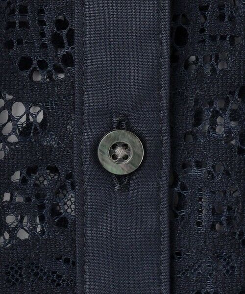 L size ONWARD(大きいサイズ) / エルサイズオンワード シャツ・ブラウス | 【洗える】モザイクレース ハーフスリーブ ブラウス | 詳細13