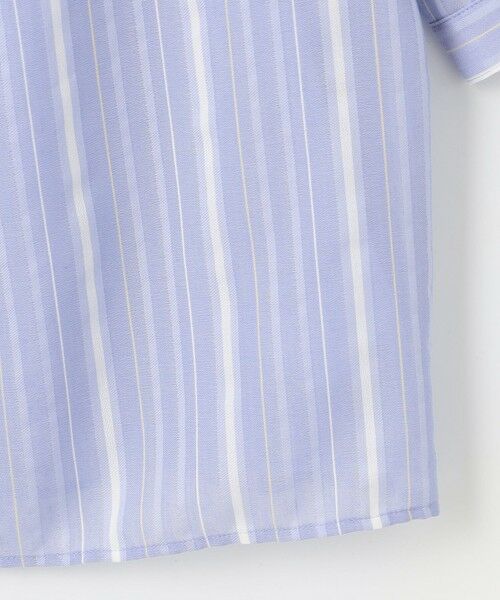 L size ONWARD(大きいサイズ) / エルサイズオンワード シャツ・ブラウス | 【洗える】SHEERストライプ クルーネック ブラウス | 詳細13