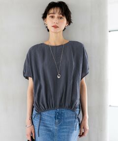 L size ONWARD(大きいサイズ) / エルサイズオンワード シャツ・ブラウス | 【SLOW/一部店舗限定】ナチュラルピケワッシャー ブラウス